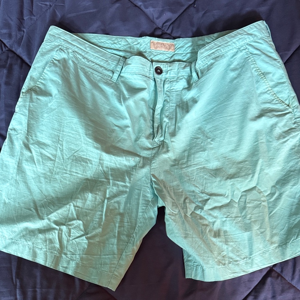 Burberry Teal Shorts